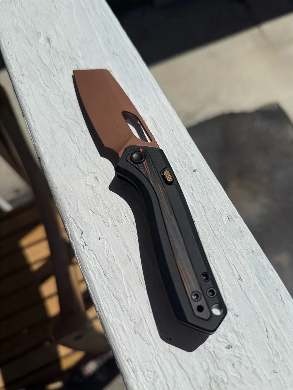 Vosteed Kroc Top Liner Lock 2.99 S35VN Blade & Aluminum & Topo G10 Handle) A1802